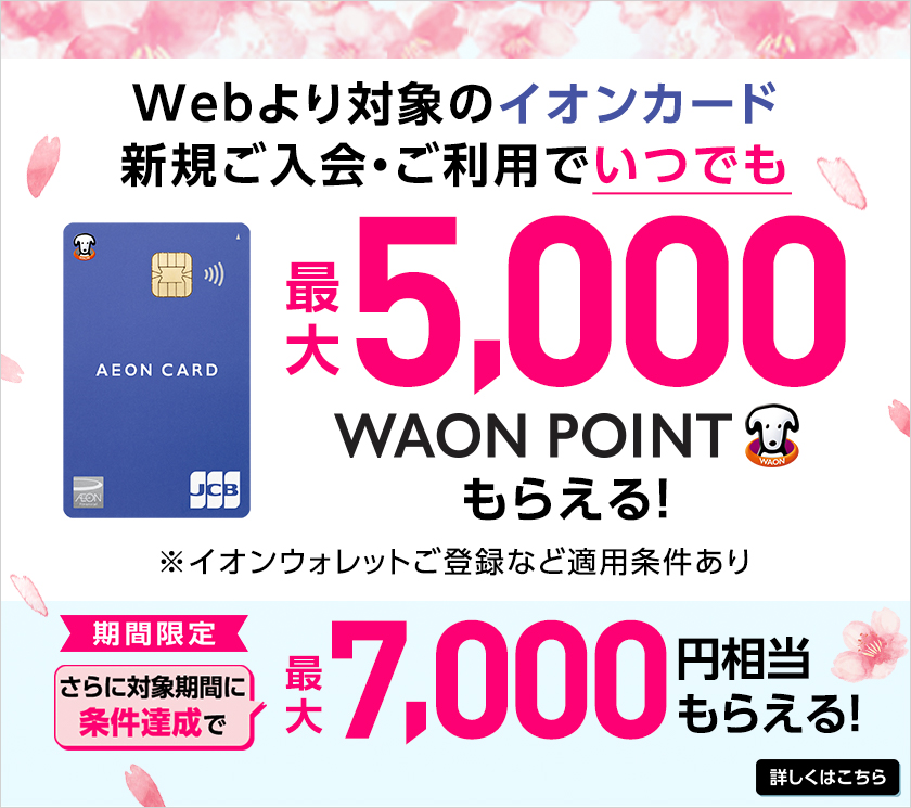 Web限定イオンカード入会利用キャンペーン_20240301