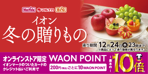 2025年 イオンの冬の贈りもの バナー画像