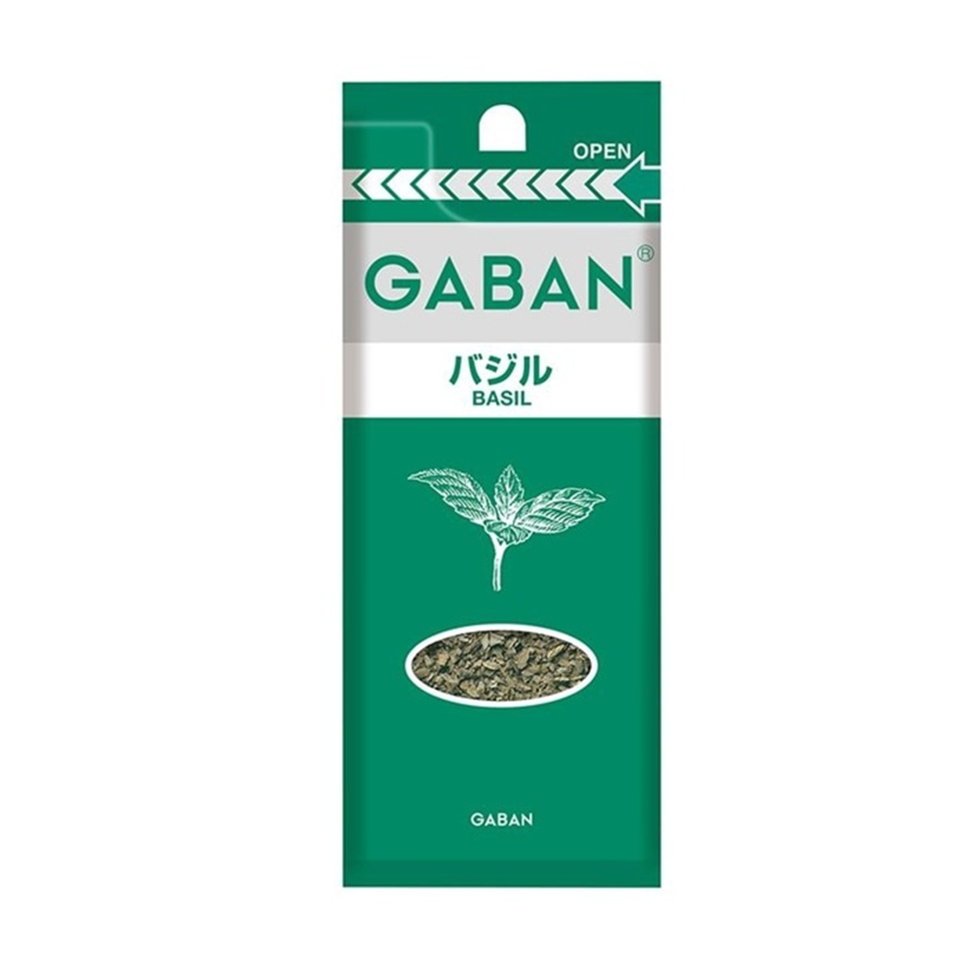 ギャバン バジル袋スリム 6g (×10)|mvm-003-0000045104374-10 商品サムネイル