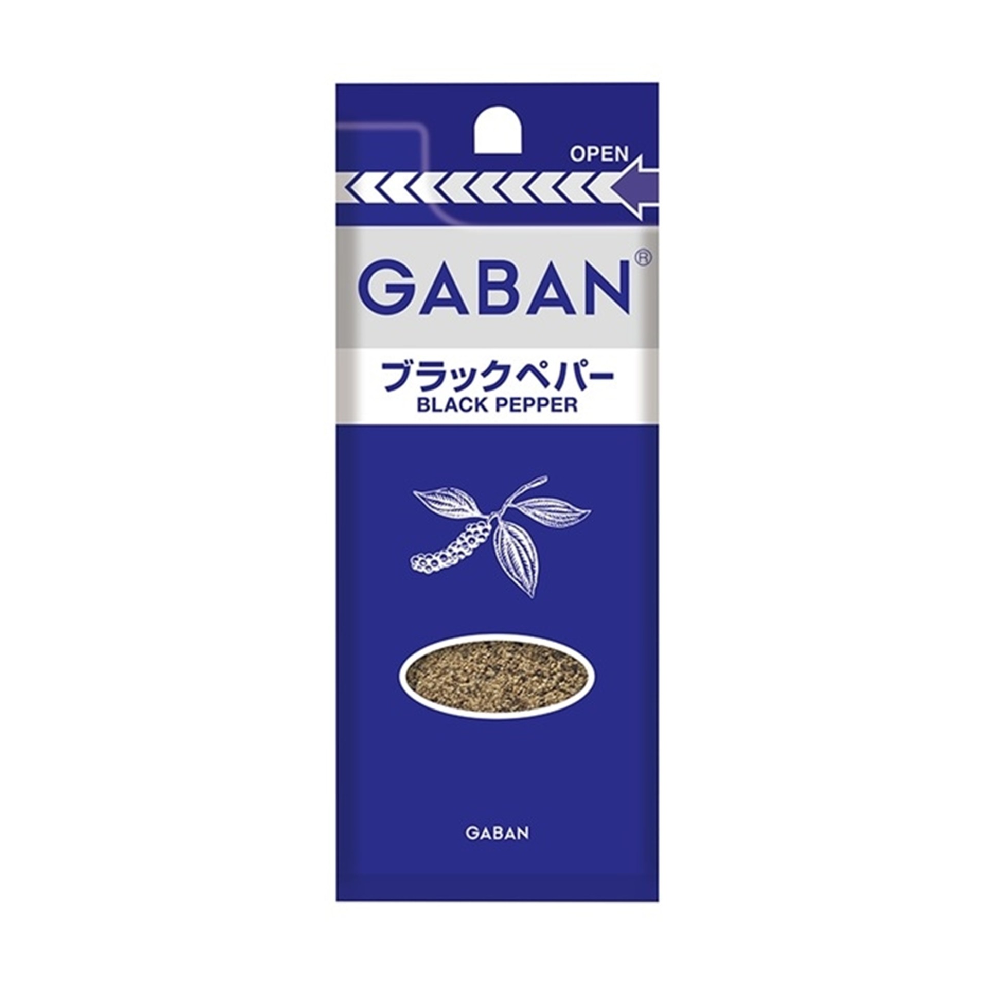 ギャバン ブラックペパー袋スリム 18g (×10)|mvm-003-0000045104398-10 商品サムネイル