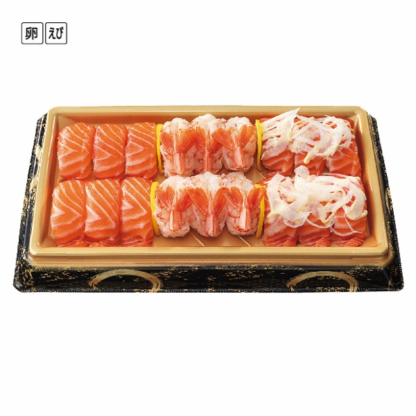 　魚屋のサーモンとアカエビの握り寿司【S1206】 商品サムネイル