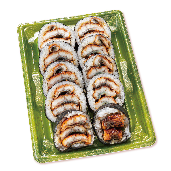 魚屋のうなぎデカねた巻き寿司 中国産うなぎ使用10切入り【04019】【土用の丑】 商品サムネイル