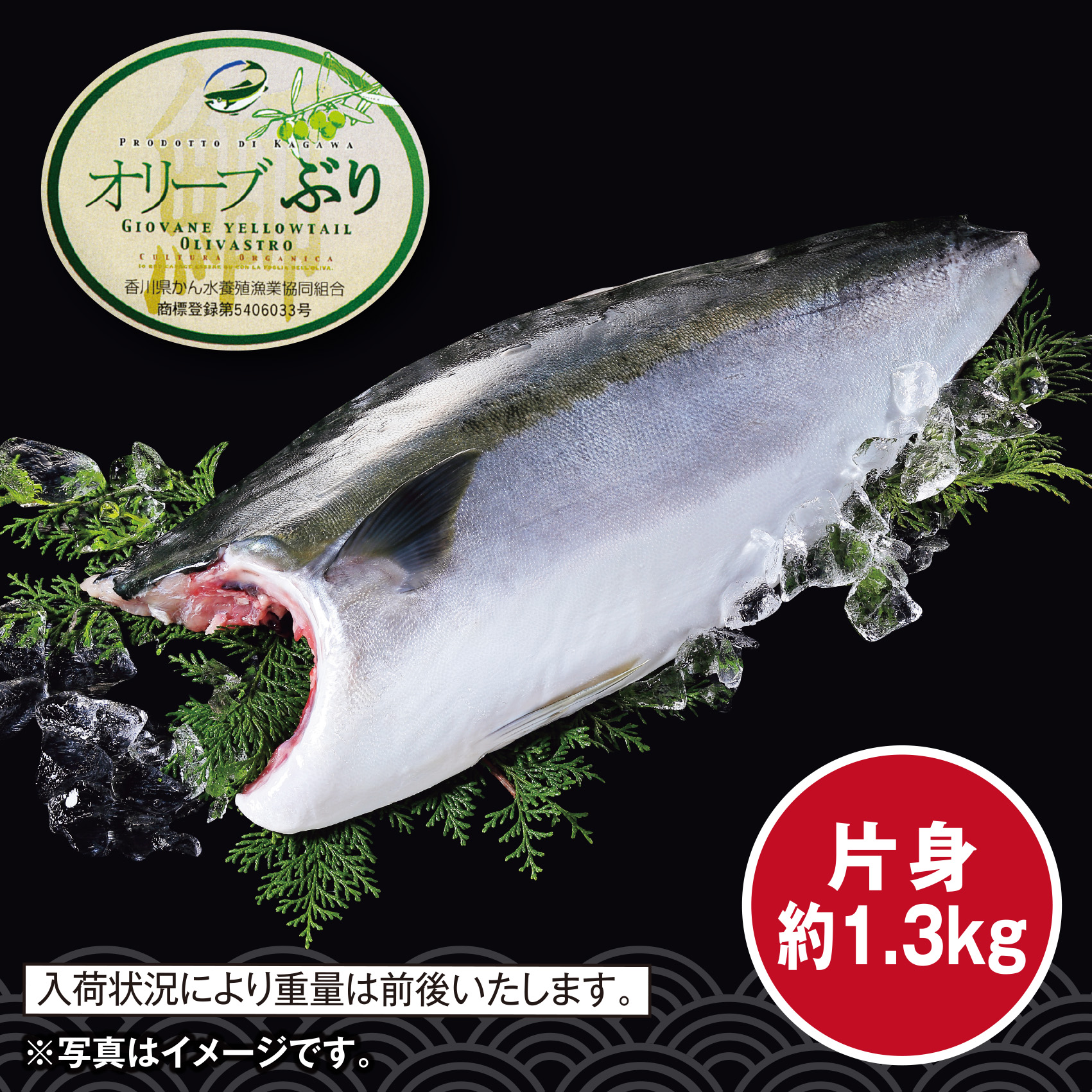 [香川県産]オリーブぶりフィレ(養殖) 片身・約1.3kg【岡山・香川・徳島・高知店舗】【580】 商品サムネイル