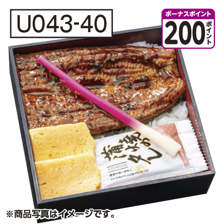 魚屋のうな重　宮崎県産【八本木樽】うなぎ蒲焼 大サイズ1/2尾分 使用【U04340】[200ボーナスポイント]★ 商品サムネイル