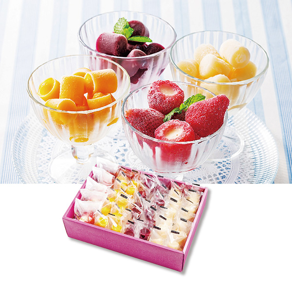 [送料込み] 苺アイスと３種のひとくちジェラートセット 【427289】【夏ギフト★】 商品サムネイル