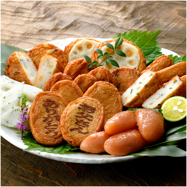 【父の日】月揚庵 さつま揚げ・福さ屋明太子セット【486954】 商品画像(1)