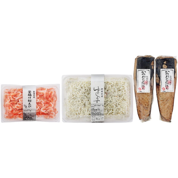 【父の日】焼津石原水産 静岡県産 鰹たたき桜えびしらす詰合せ【482347】 商品サムネイル