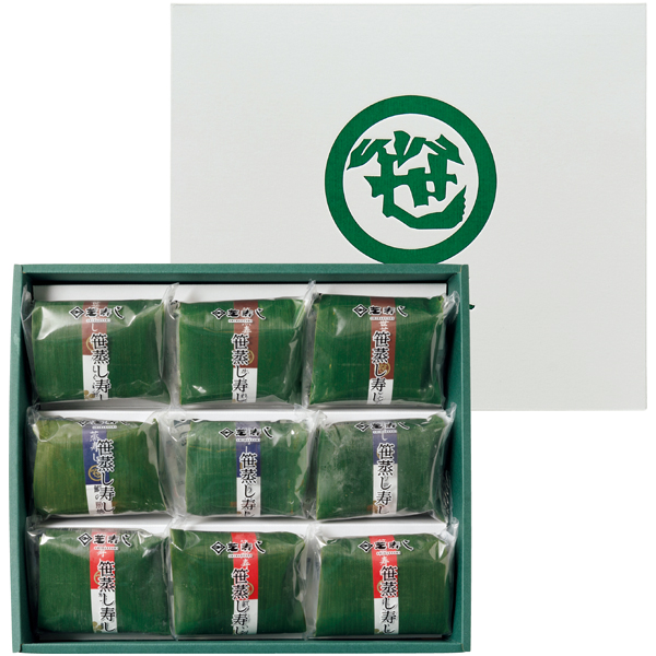 【父の日】芝寿し 笹蒸し寿し 9個入り【483832】 商品サムネイル