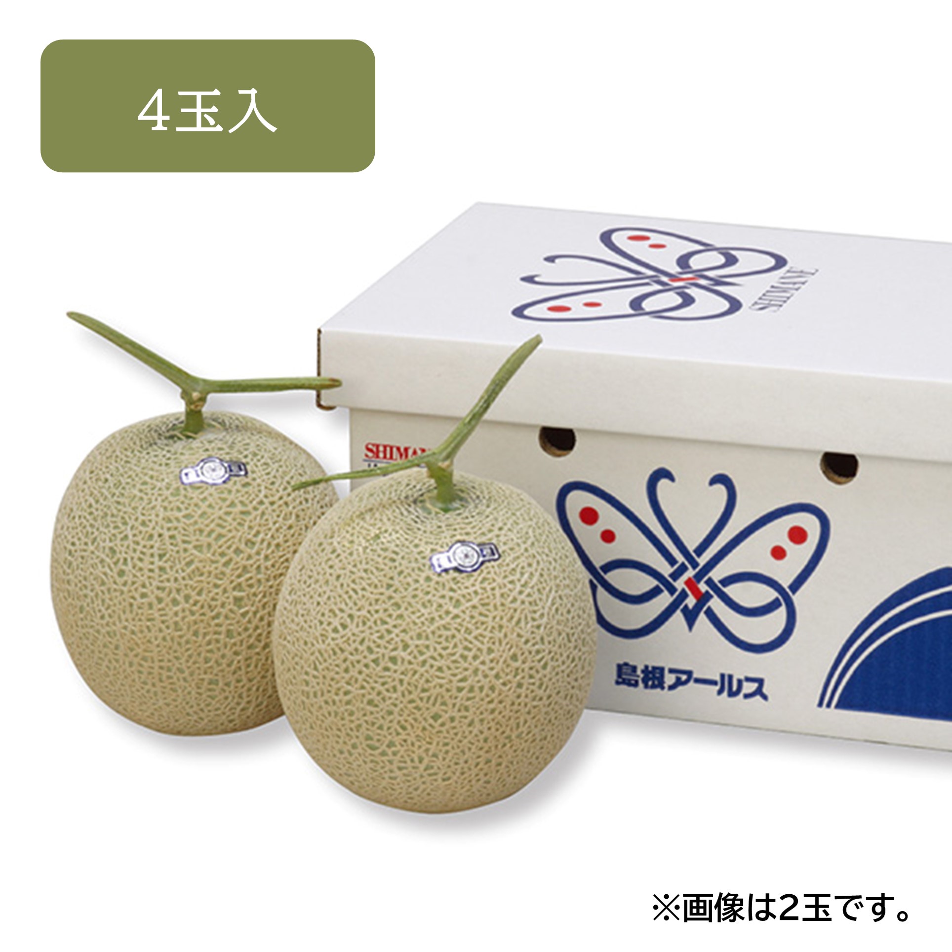 [島根県産] アールスメロン 4玉箱 【426022】【夏ギフト★】 商品サムネイル