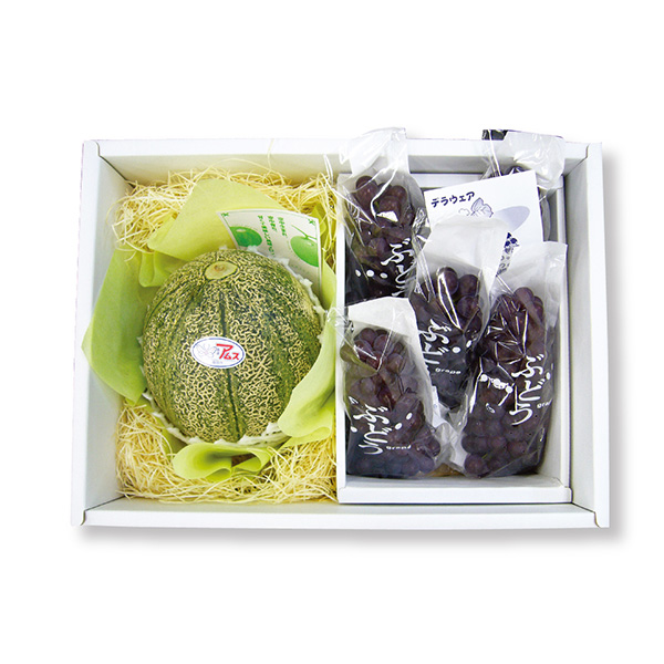 [島根県産] アムスメロン・デラウェアセット 【425935】【夏ギフト★】 商品サムネイル