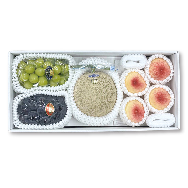[岡山県産] メロン・桃・ぶどう詰め合わせ 【425883】【夏ギフト★】 商品サムネイル