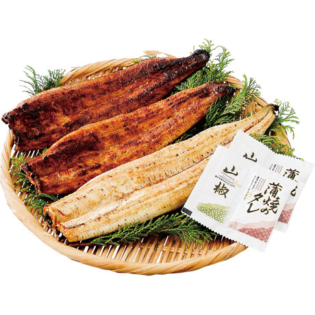 [鹿児島県産] うなぎ蒲焼（じっくり焼き）と白焼のセット 【426800】【夏ギフト★】 商品サムネイル