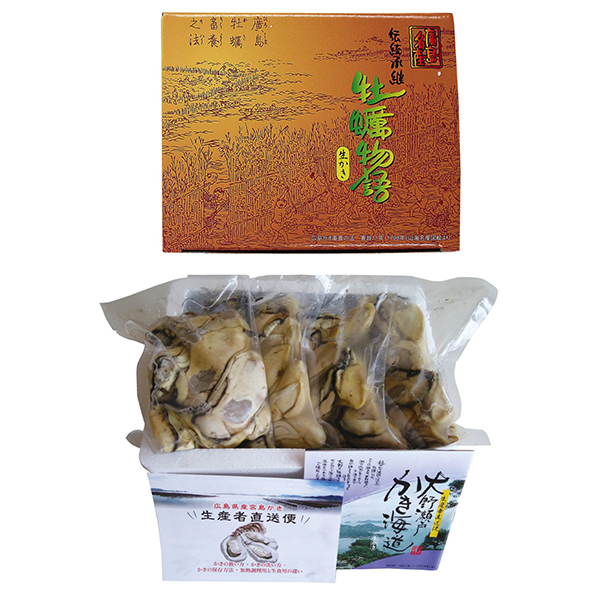 [オオノ]ギフト 生かき加熱用牡蠣物語 1200g【428631】【冬ギフト★】 商品サムネイル