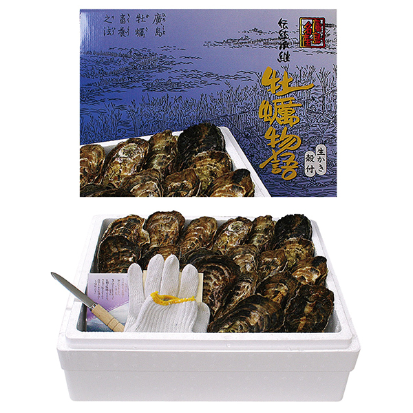[オオノ]ギフト 殻付かき加熱用牡蠣物語 30個入【428677】【冬ギフト★】 商品サムネイル