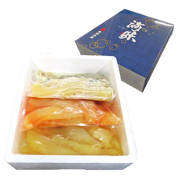 [本間水産]味付け数の子づくし(醤油・明太・わさび味)【429083】【冬ギフト★】 商品サムネイル