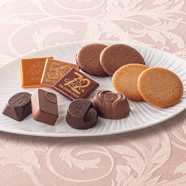 ☆ゴディバ チョコレート&クッキー アソートメント 13粒＆8枚入 【044059】 商品サムネイル