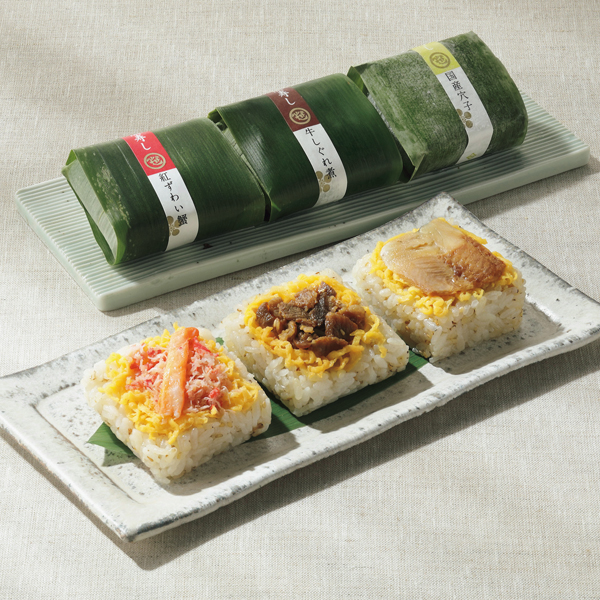 ☆【早得】芝寿し 笹蒸し寿し9個入り 【079107】 商品サムネイル