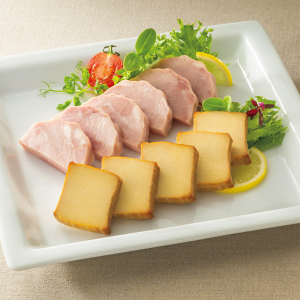 ☆母袋工房 燻り豆腐・明宝ハム詰合せ 【073051】 商品サムネイル