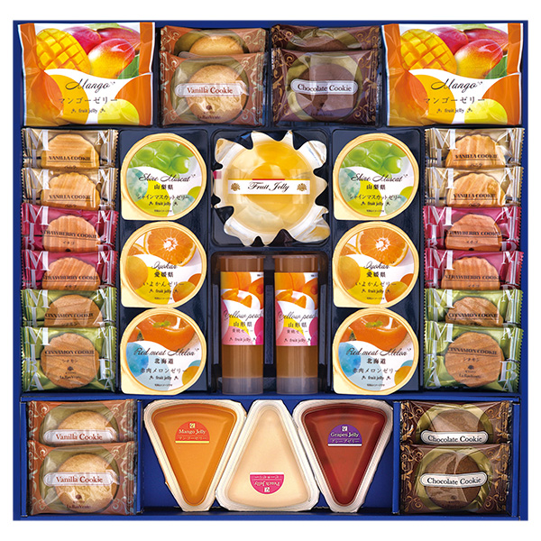 ☆[京都ラ・バンヴェント]フルーツゼリー＆焼菓子詰合せ【142102】 商品サムネイル