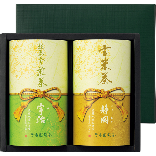 ☆【早得】芳香園製茶 農林水産大臣賞受賞茶師監修 産地銘茶詰合せ 【112040】 商品サムネイル