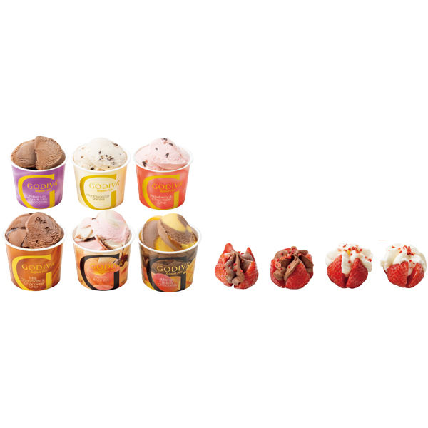 ゴディバ　カップアイス&あまおう苺ショコラアイス10個入【048055】【夏ギフト】 商品サムネイル
