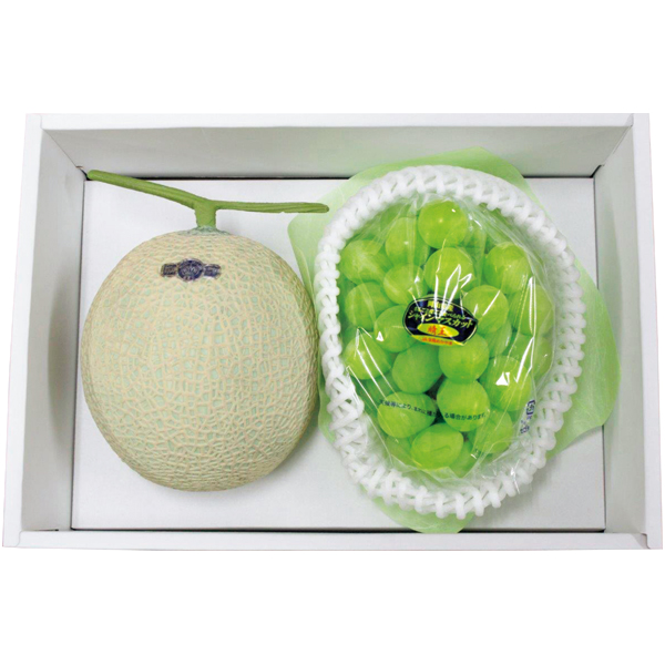 岡山県産・静岡県産　シャインマスカット＆静岡メロン【010016】【夏ギフト】 商品サムネイル