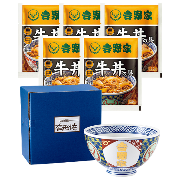 吉野家 frozen牛丼の具 120g 5食セット(丼プレゼント付き) 【002886】 商品画像(1)