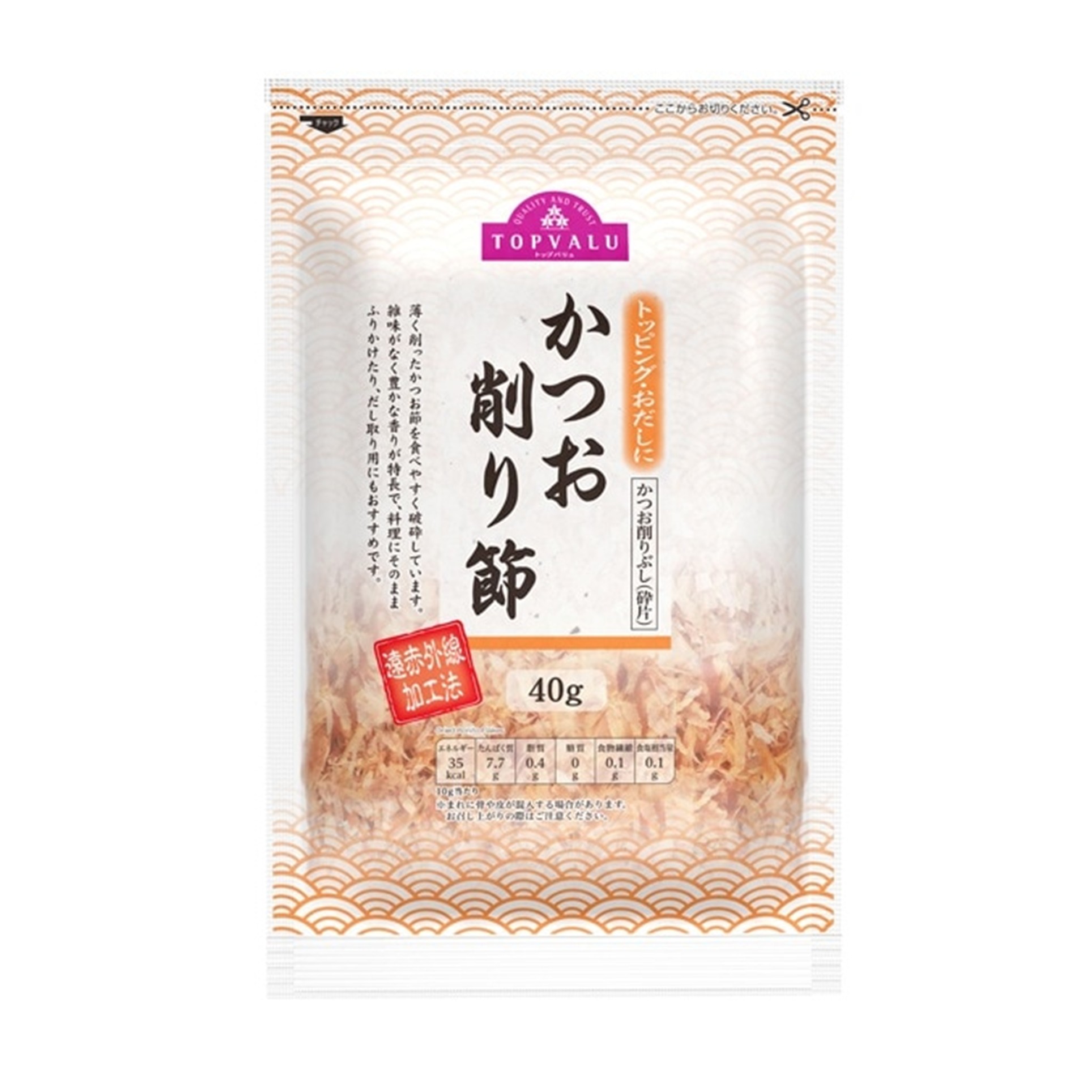 【トップバリュ】ＴＶかつお削り節 40g(×10)|mvm-4549414062663-004-10 商品サムネイル