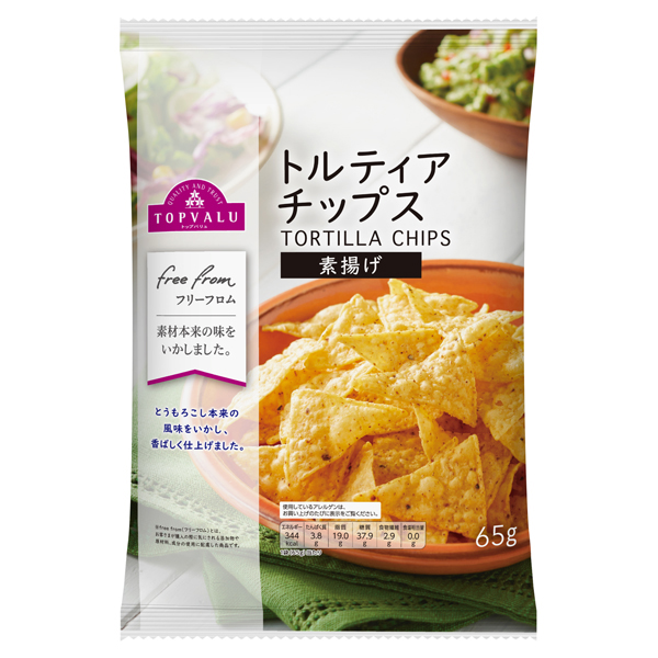 【トップバリュ】素揚げトルティアチップス　６５ｇ　（×12）|mvm-001-4549414144840-12 商品サムネイル