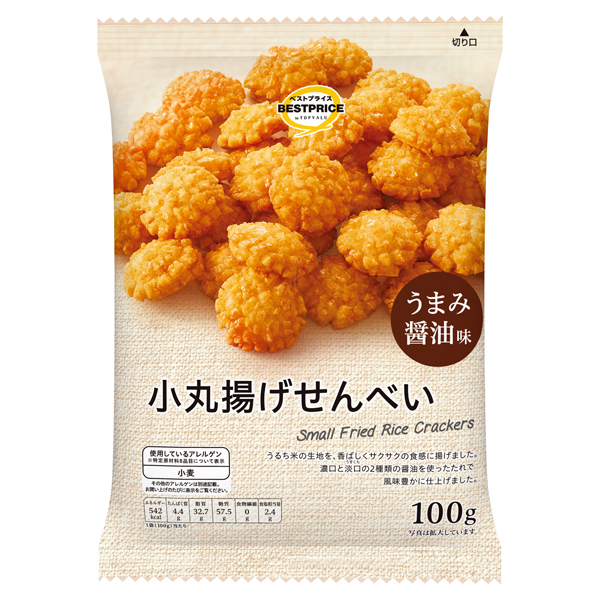 【トップバリュ】小丸揚げせんべい 100g (×12) |mvm-001-4549414166316-12 商品サムネイル