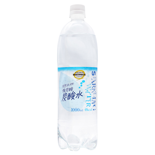 【トップバリュ】BP 炭酸水 1000ml (×12) |mvm-074-4549414222562-12 商品サムネイル