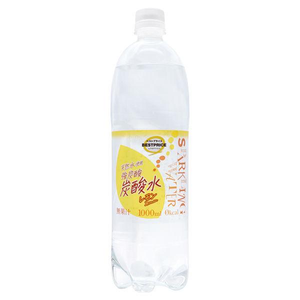 【トップバリュ】BP 炭酸水レモン 1000ml (×12) |mvm-074-4549414222609-12 商品サムネイル