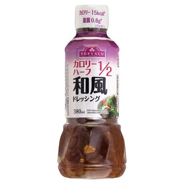 【トップバリュ】カロリーハーフ和風ドレッシング　３８０ｍｌ　(×12)|mvm-003-4549414231151-12 商品サムネイル