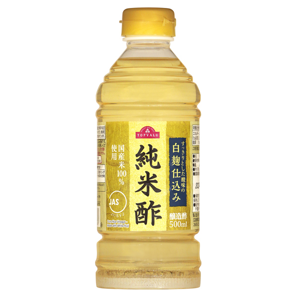 【トップバリュ】純米酢白麹仕込み　５００ｍｌ　(×12)|mvm-003-4549414284676-12 商品サムネイル