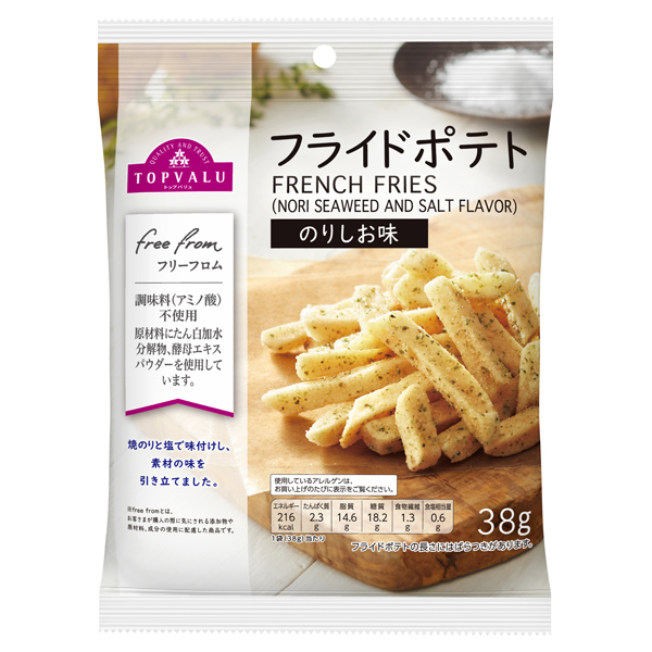 【トップバリュ】フライドポテトのりしお味　３８ｇ　（×12）|mvm-001-4549414576948-12 商品サムネイル