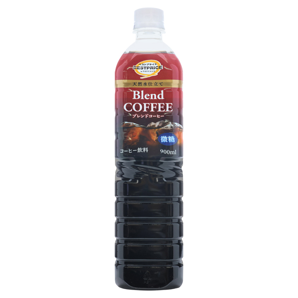 【トップバリュ】BPブレンドコーヒー微糖 900ml(×12) | mvm-074-4549414639872-12 商品サムネイル