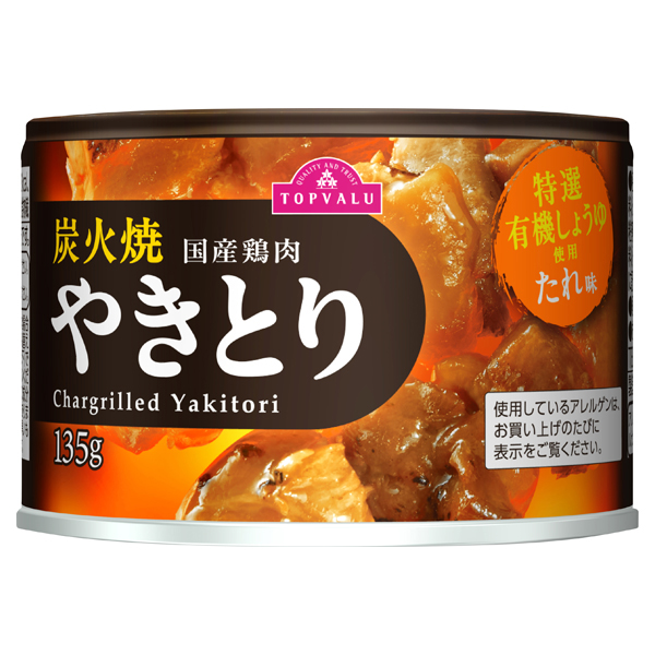 【トップバリュ】TV炭火焼やきとり 135g(×24) | mvm-005-4549414673289-24 商品サムネイル