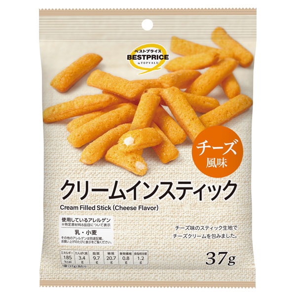 【トップバリュ】TVBPスティックチーズ 37g(×12) | mvm-001-4549414678093-12 商品サムネイル