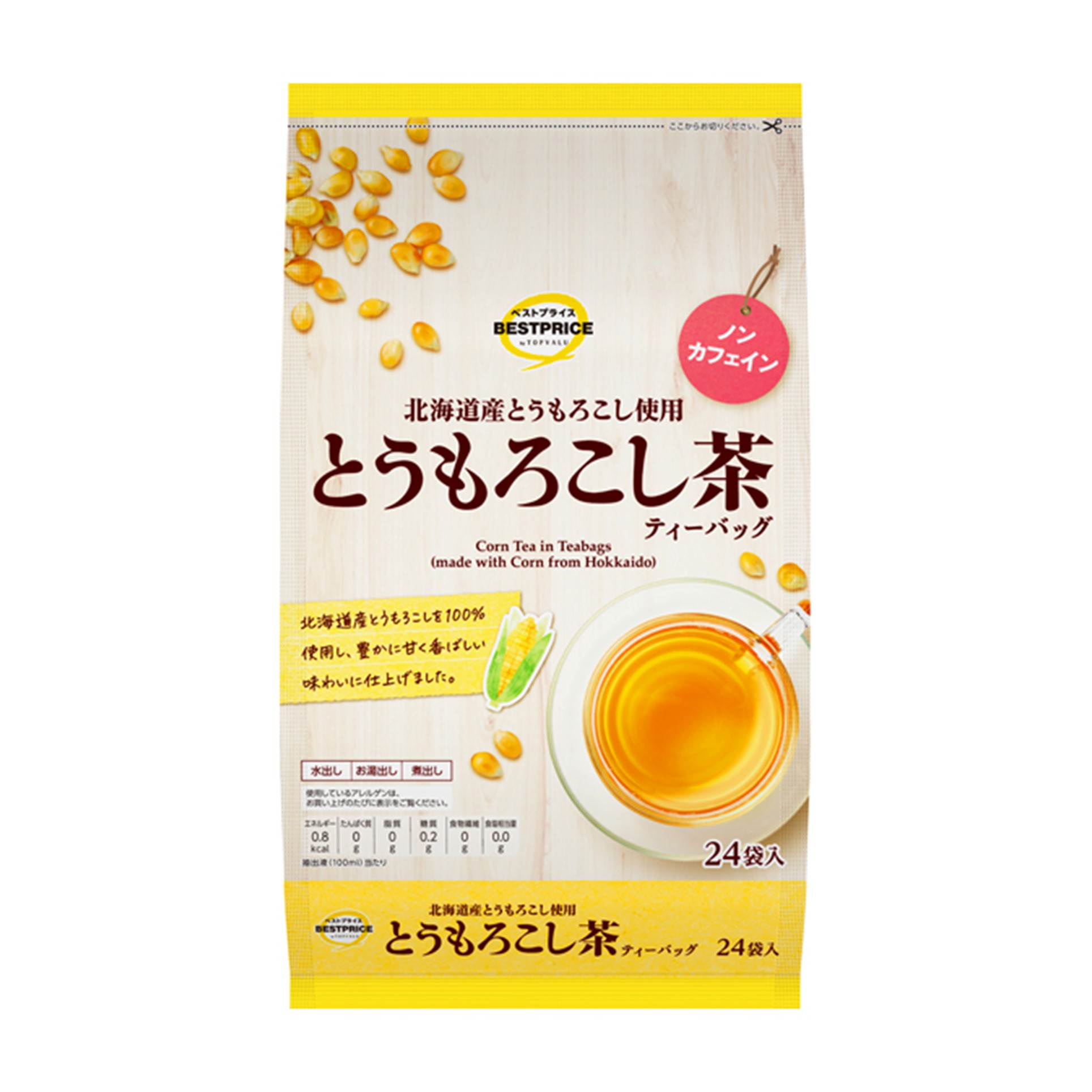 【トップバリュ】TVBPとうもろこし茶 8g×24袋(×12)|mvm-002-4549414678277-12 商品サムネイル