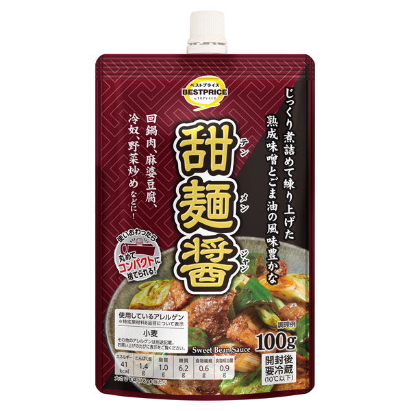 【トップバリュ】TVBP甜麺醤 100g(×10) | mvm-003-4549414691214-10 商品サムネイル