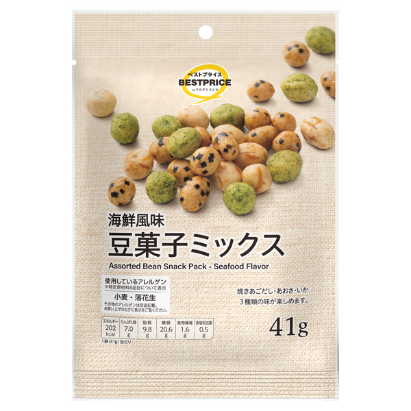 【トップバリュ】TVBP海鮮豆菓子MIX 41g(×12) | mvm-001-4549414692389-12 商品サムネイル