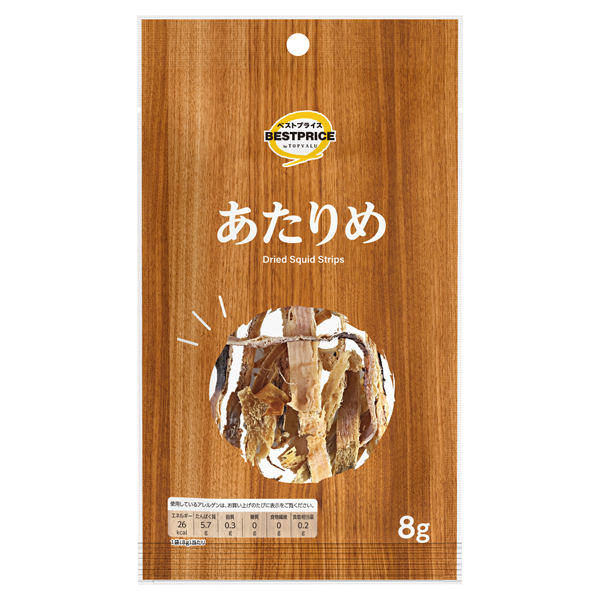 【トップバリュ】TVBPあたりめ 8g(×10) | mvm-001-4549414706352-10 商品サムネイル