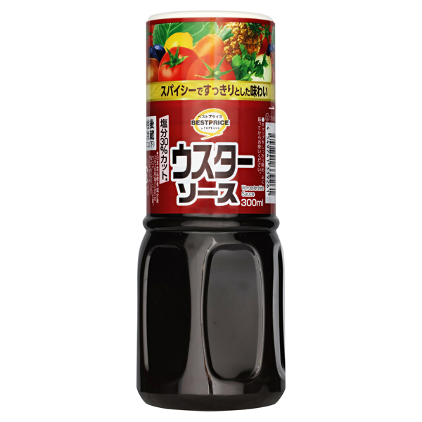 【トップバリュ】ウスターソース　３００ｍｌ　(×15)|mvm-003-4549741339261-15 商品サムネイル