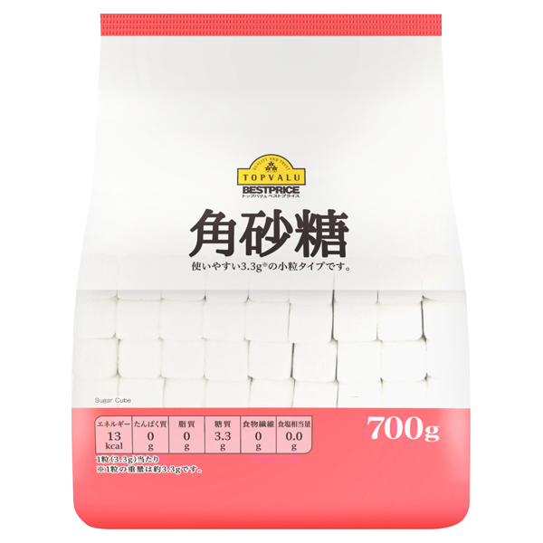 【トップバリュ】角砂糖　７００ｇ　(×12)|mvm-002-4549741434539-12 商品サムネイル