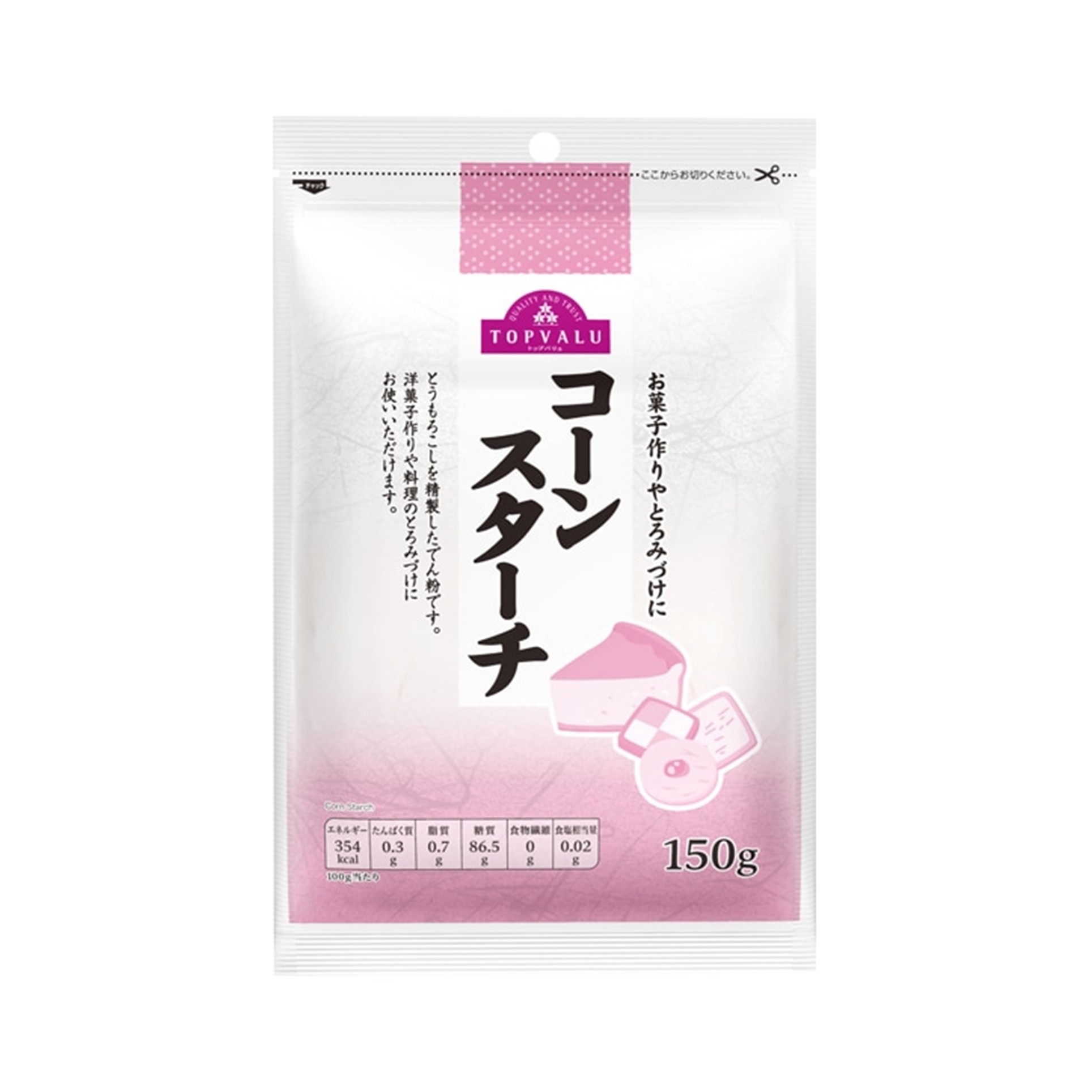 【トップバリュ】ＴＶコーンスターチ 150g(×10)|mvm-4549741558518-004-10 商品サムネイル