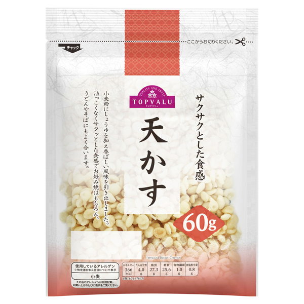 【トップバリュ】天かす　６０ｇ　(×20)|mvm-004-4549741871518-20 商品サムネイル