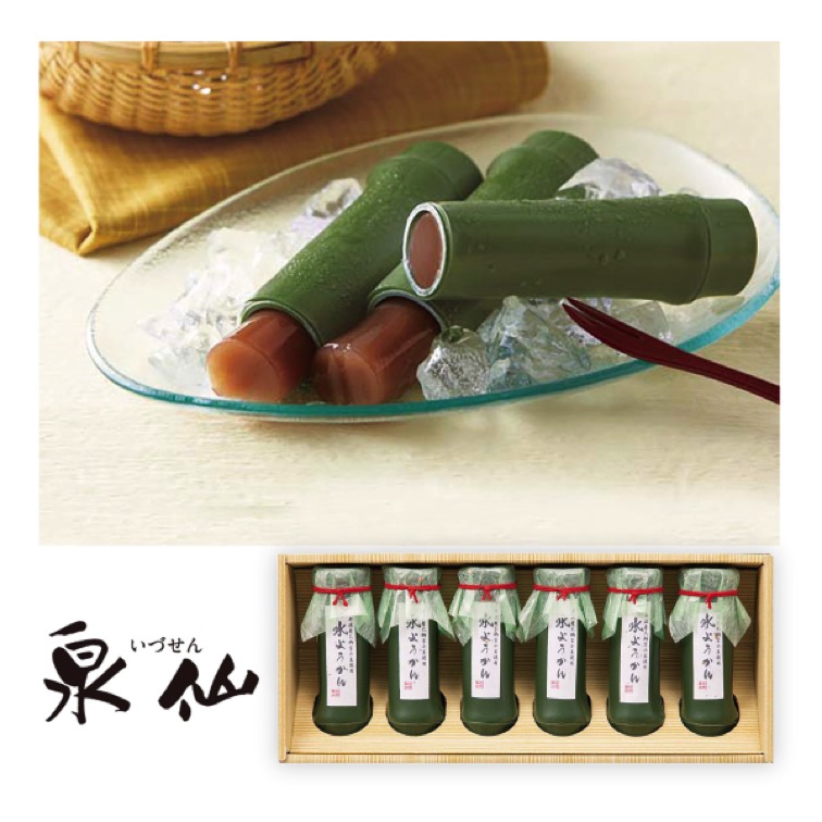 ★[京竹風庵]京割烹「泉仙」監修 丹波産大納言水ようかん 70g×6【427243】 商品サムネイル