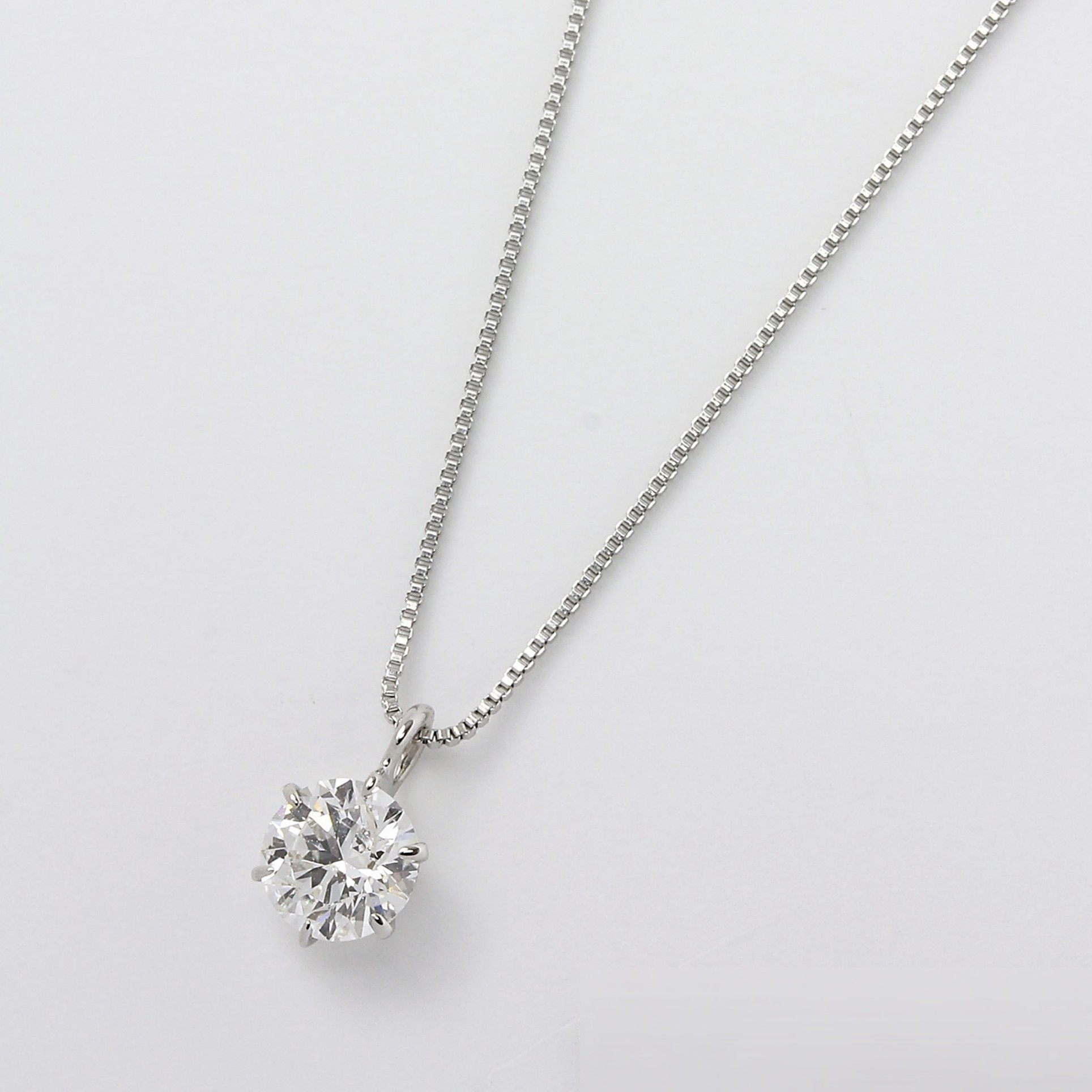 プラチナダイヤ0.3ctネックレス(鑑定書付) DTP5664H45【133923】 商品サムネイル