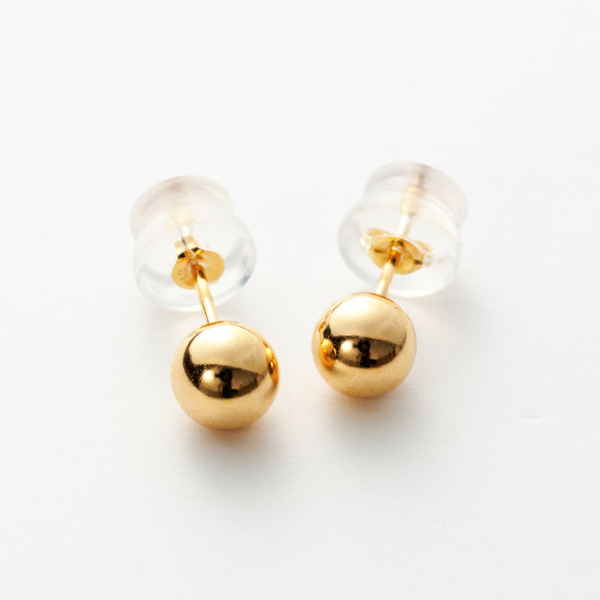 【11/28～12/1お渡し】 18金ボールピアス（ボール：約５ｍｍ） 【133704】 商品サムネイル