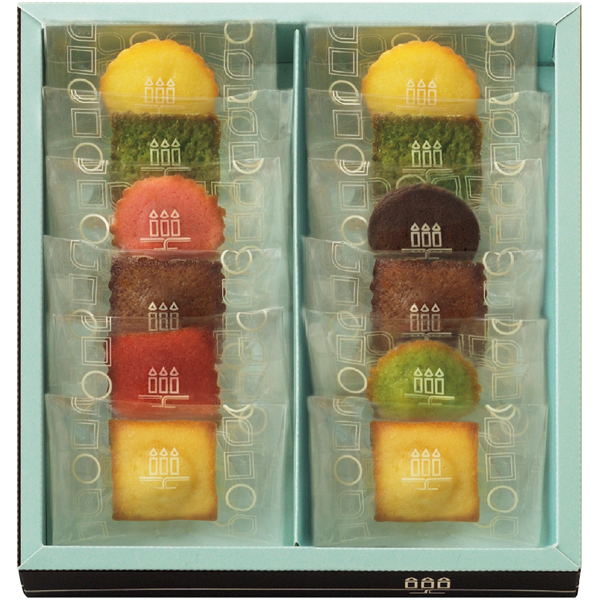 【母の日】アンリ・シャルパンティエ プティ・ガトー・アソルティとプリザーブドフラワー「ガーデン」【480039】 商品画像(2)